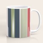 Modern Christmas Stripes 2025 Coffee Mug Gallery Image 1