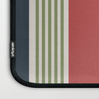 Modern Christmas Stripes 2025 Laptop Sleeve Gallery Image 3