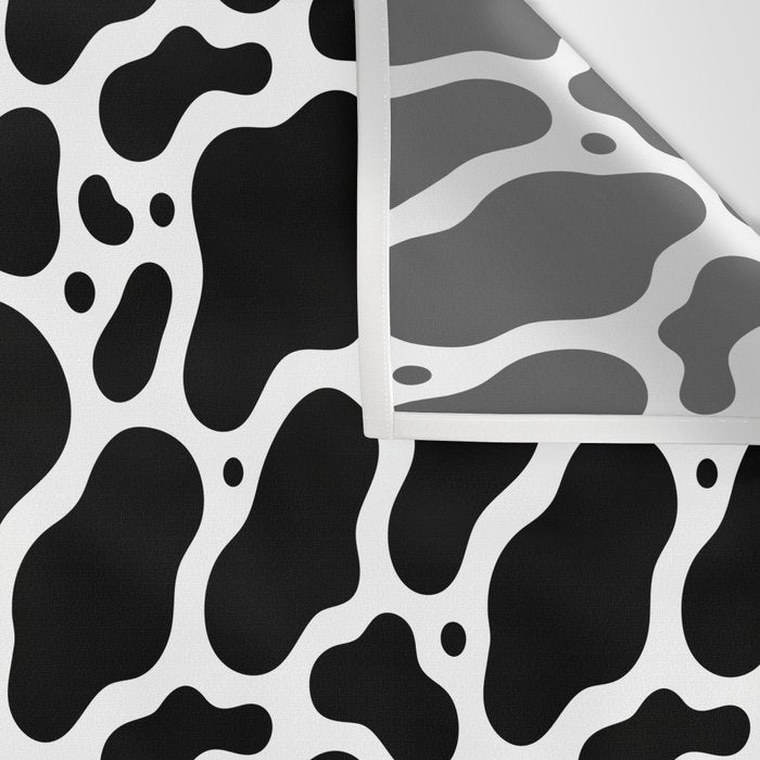 Abstract black and white water surface pattern Wall Tapestry Gallery Image 3