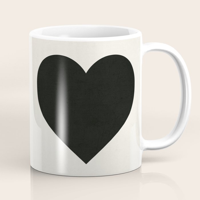 Black Heart Coffee Mug Gallery Image 1
