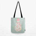 Disco Ball Snowman Tote Bag Gallery Image 2