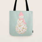 Disco Ball Snowman Tote Bag Gallery Image 1