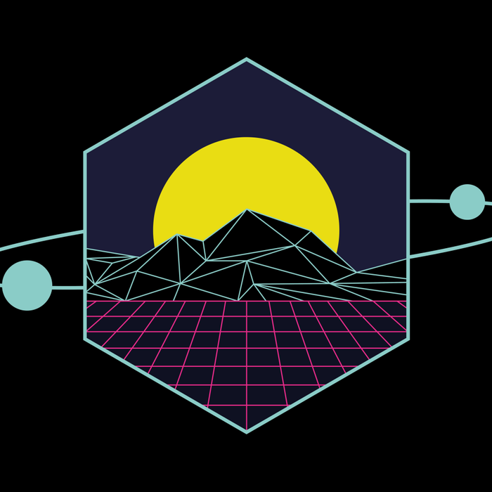 Outrun to the Sun / Spacewave / 80s Retro Coffee Mug Gallery Image 2