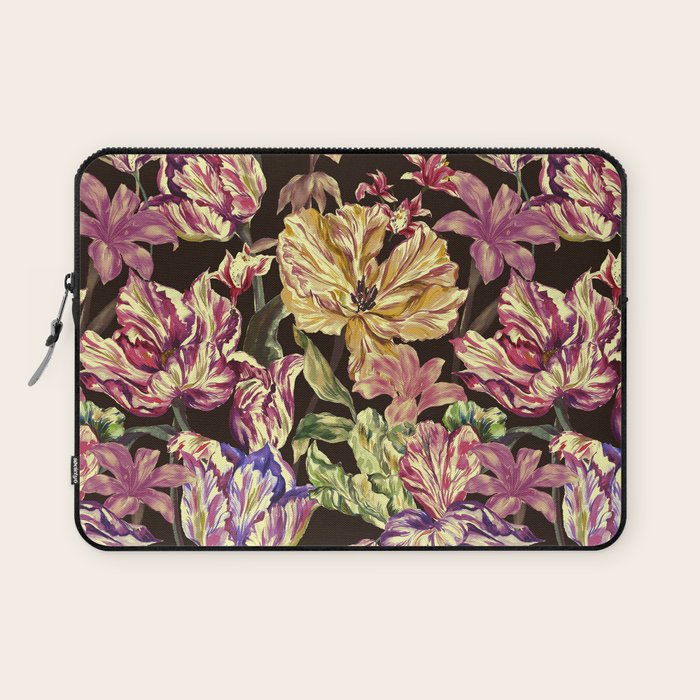 Watercolor Bloom in the Dark Laptop Sleeve Gallery Image 1