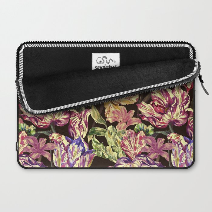 Watercolor Bloom in the Dark Laptop Sleeve Gallery Image 2