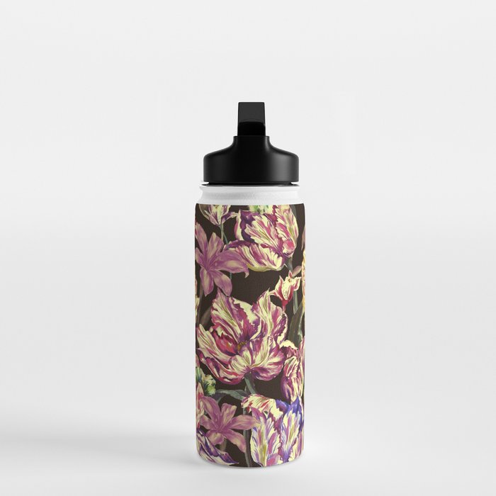 Watercolor Bloom in the Dark Water Bottle Gallery Image 3