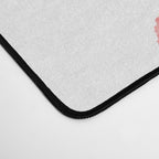 Valentine's Day Watercolor Hearts - red Desk Mat Gallery Image 4