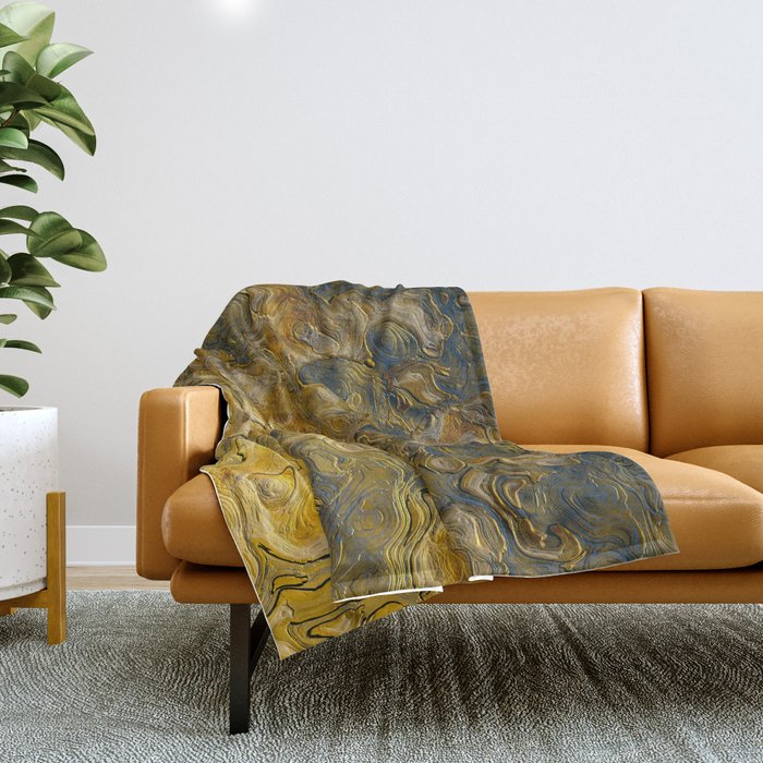 Abstract Studio 5 Throw Blanket Gallery Image 1