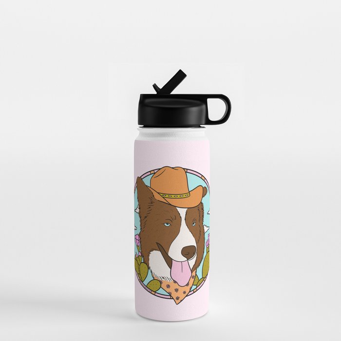 Cowboy Dog- Aussie Water Bottle Gallery Image 1