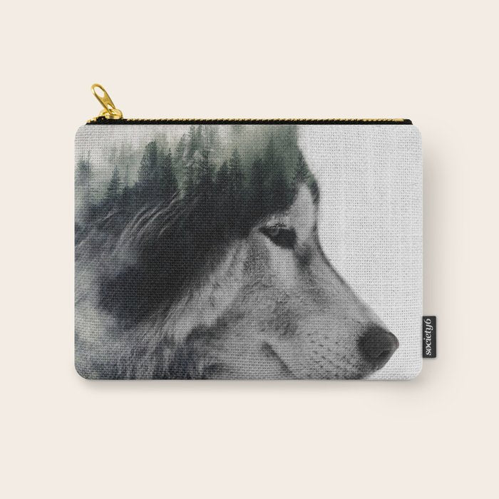 Wolf Stare Carry All Pouch Gallery Image 1