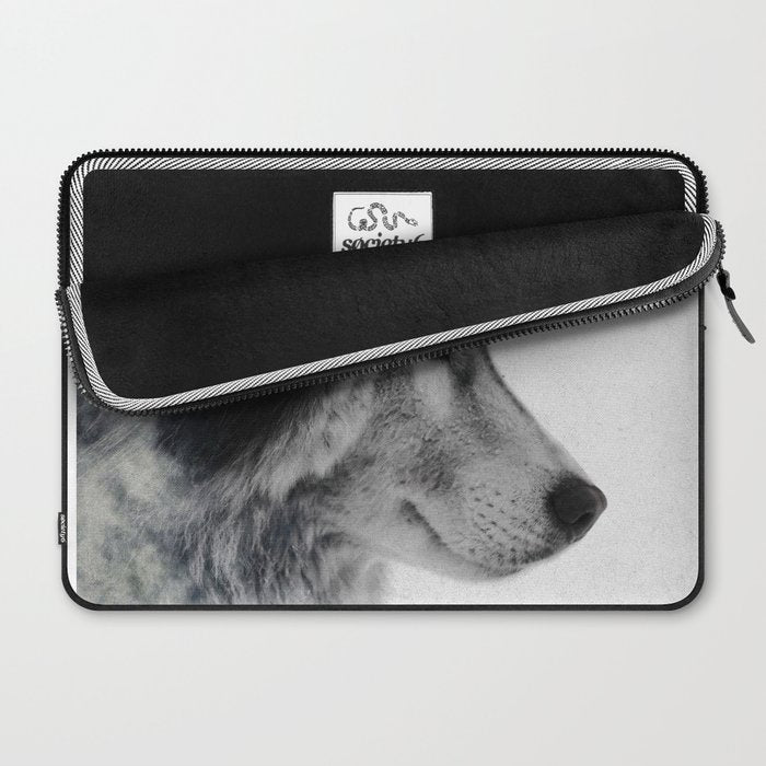 Wolf Stare Laptop Sleeve Gallery Image 2