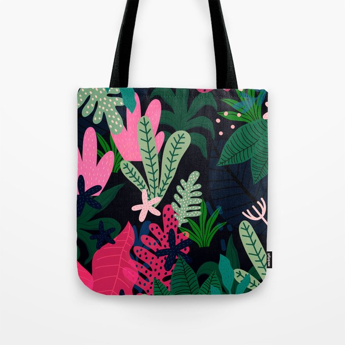 Into the jungle - deep night Tote Bag Gallery Image 1