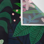 Into the jungle - deep night Wall Tapestry Gallery Image 3