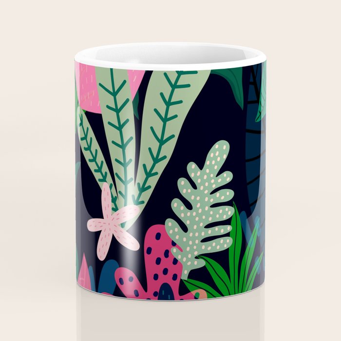 Into the jungle - deep night Coffee Mug Gallery Image 4