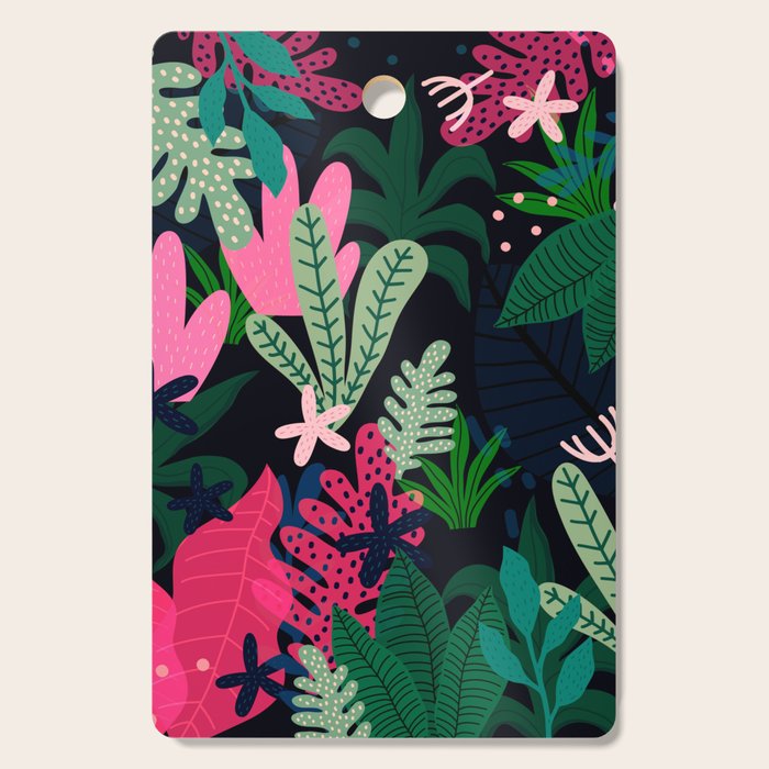 Into the jungle - deep night Cutting Board Gallery Image 1