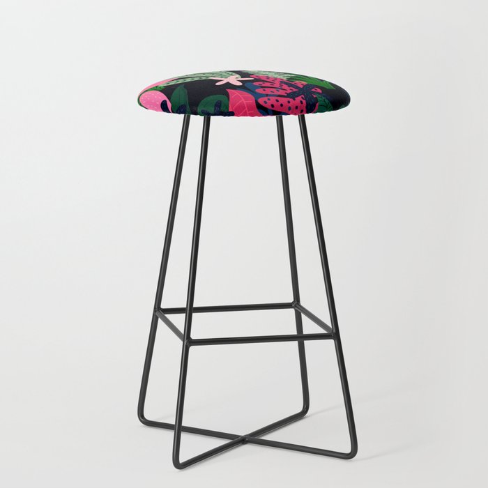 Into the jungle - deep night Stool Gallery Image 1