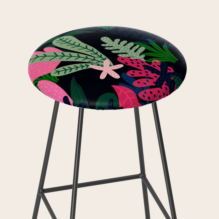 Into the jungle - deep night Stool Gallery Image 2