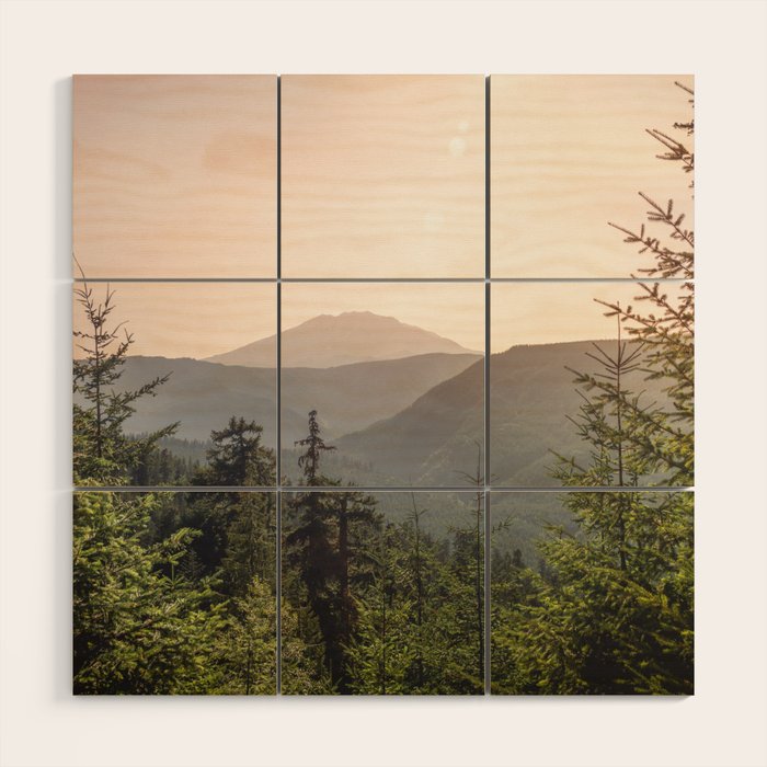 Forest Mountain Wanderlust III - Nature Photography Wood Wall Art Gallery Image 1