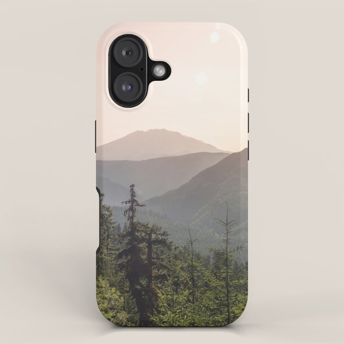 Forest Mountain Wanderlust III - Nature Photography iPhone Case Gallery Image 1