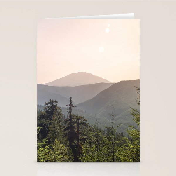 Forest Mountain Wanderlust III - Nature Photography Stationery Card Gallery Image 2