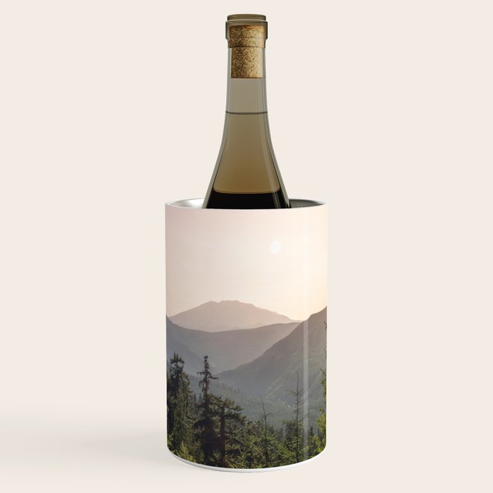 Forest Mountain Wanderlust III - Nature Photography Wine Chiller Gallery Image 1