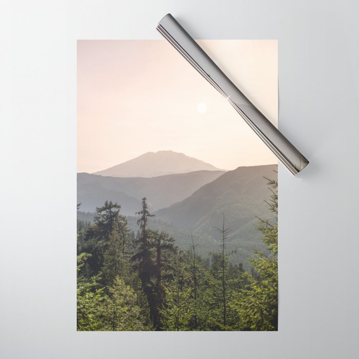 Forest Mountain Wanderlust III - Nature Photography Wrapping Paper Gallery Image 1