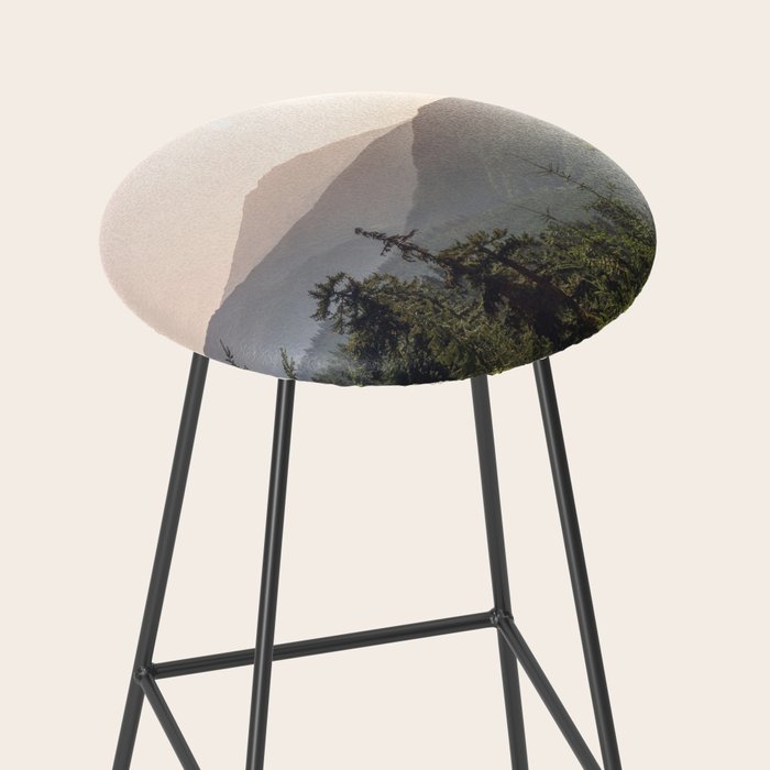 Forest Mountain Wanderlust III - Nature Photography Stool Gallery Image 2