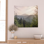 Forest Mountain Wanderlust III - Nature Photography Wall Tapestry Gallery Image 2