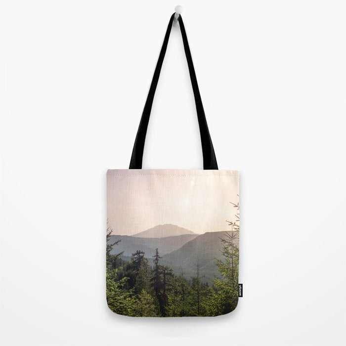 Forest Mountain Wanderlust III - Nature Photography Tote Bag Gallery Image 2