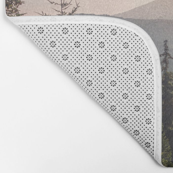 Forest Mountain Wanderlust III - Nature Photography Bath Mat Gallery Image 2