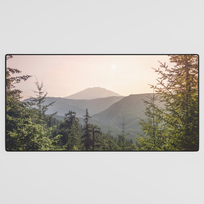 Forest Mountain Wanderlust III - Nature Photography Desk Mat Gallery Image 3