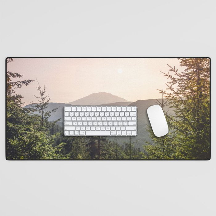 Forest Mountain Wanderlust III - Nature Photography Desk Mat Gallery Image 1