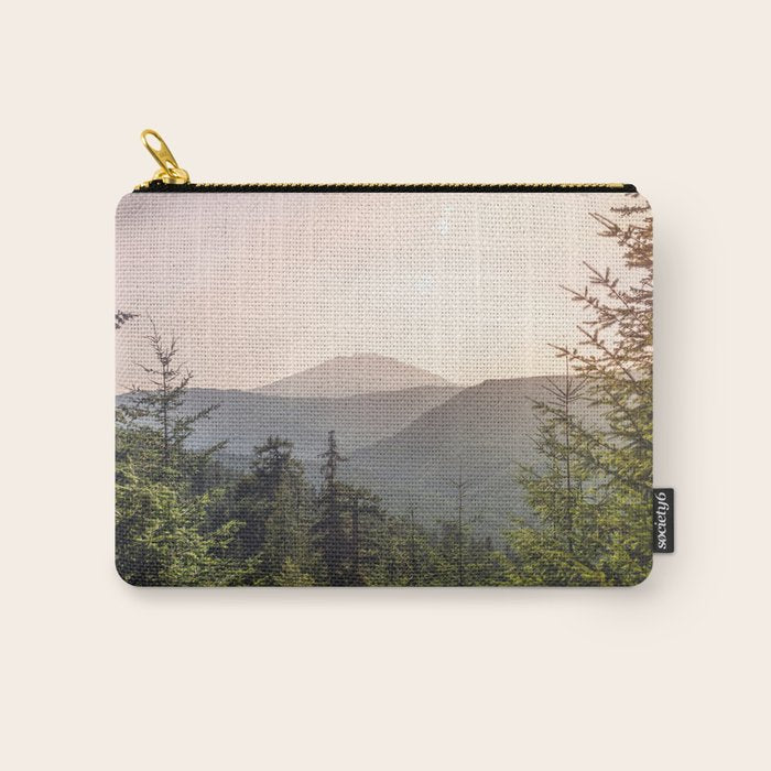 Forest Mountain Wanderlust III - Nature Photography Carry All Pouch Gallery Image 1