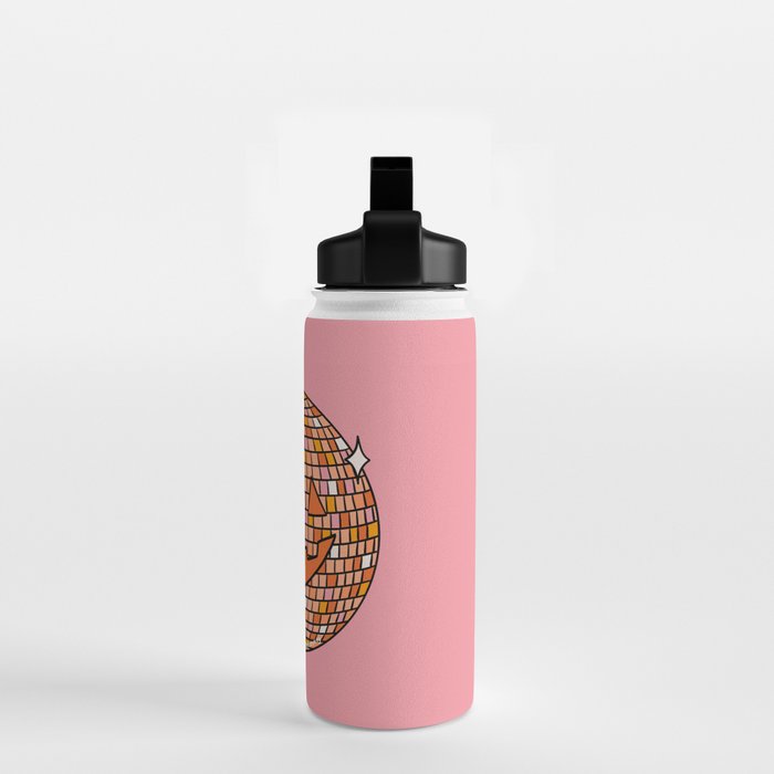 Disco Ball Jack O Lantern Water Bottle Gallery Image 2