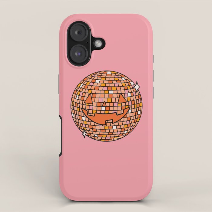 Disco Ball Jack O Lantern iPhone Case Gallery Image 1