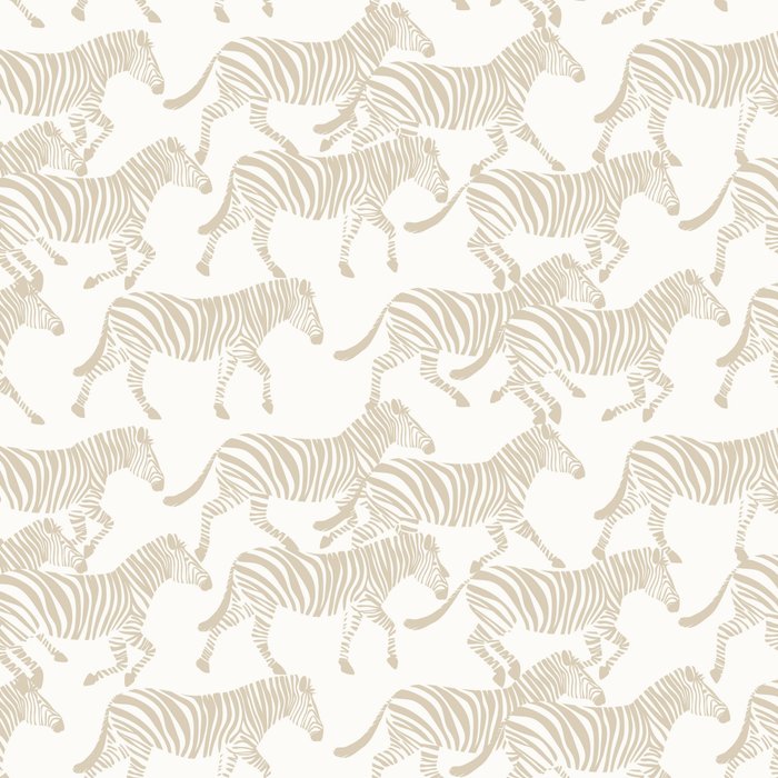 Zebras in tan Coffee Mug Gallery Image 2