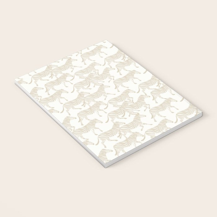 Zebras in tan Notebook Gallery Image 3