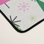 Mid-Century Modern Christmas Trees - Pink and Green Desk Mat Gallery Image 4