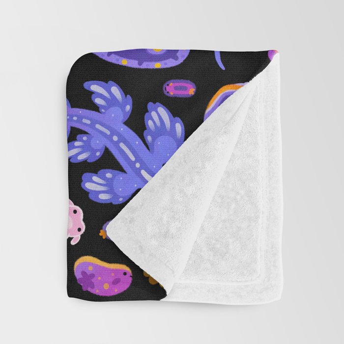Sea slug Throw Blanket Gallery Image 3