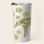 sagittarius zodiac wave bandit // retro surf art by surfy birdy Travel Mug Gallery Image 3