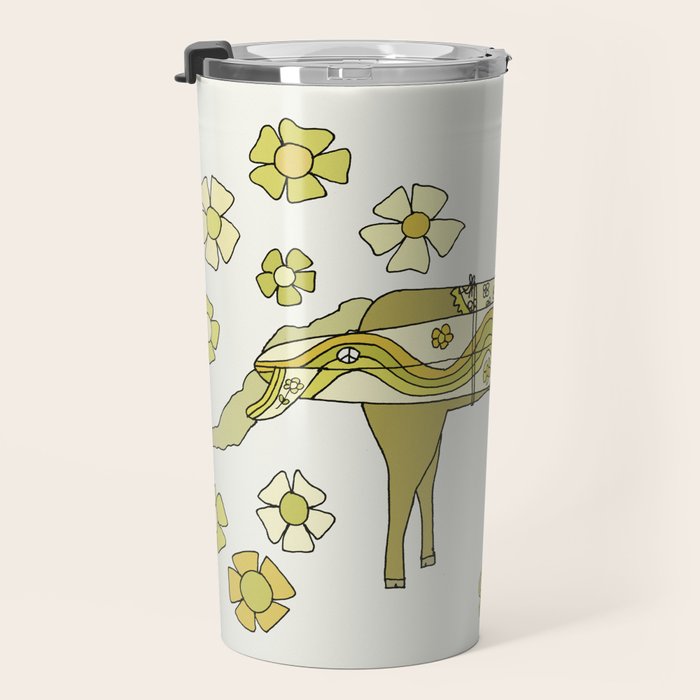 sagittarius zodiac wave bandit // retro surf art by surfy birdy Travel Mug Gallery Image 3