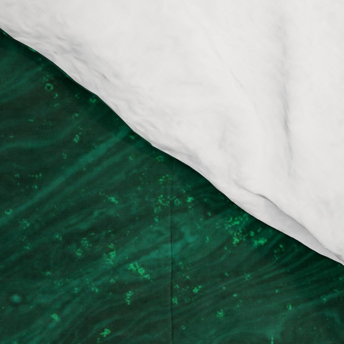 malachite green marbleized effect marble painting Comforter Gallery Image 4