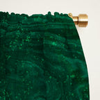 malachite green marbleized effect marble painting Window Curtain Gallery Image 2