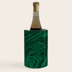 malachite green marbleized effect marble painting Wine Chiller Gallery Image 2