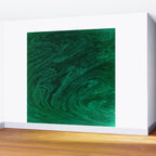 malachite green marbleized effect marble painting Wall Mural Gallery Image 2