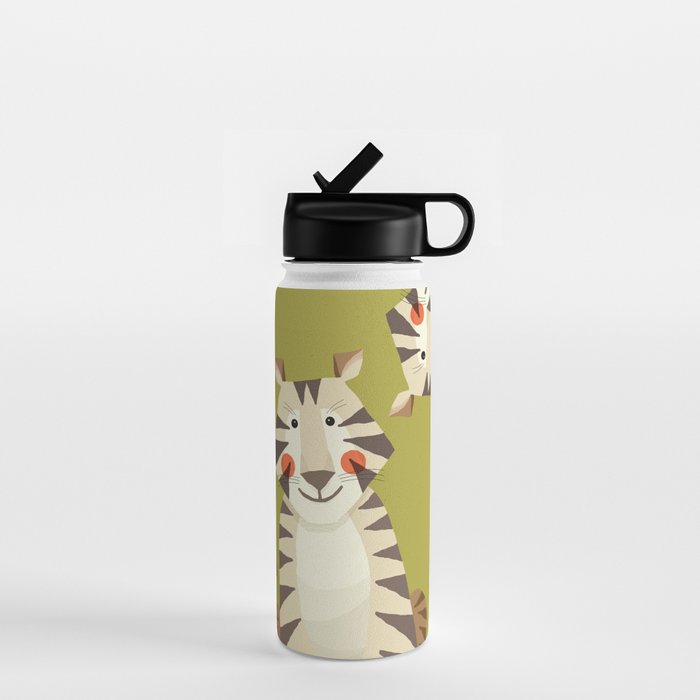 Tiger, Animal Portrait Water Bottle Gallery Image 1
