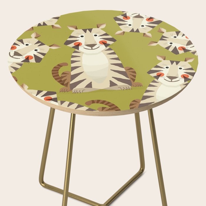 Tiger, Animal Portrait Side Table Gallery Image 2