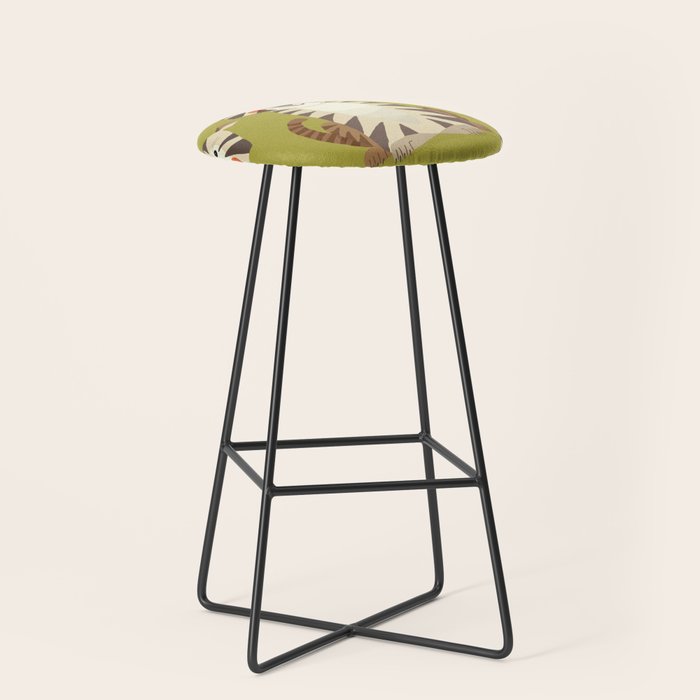 Tiger, Animal Portrait Stool Gallery Image 1