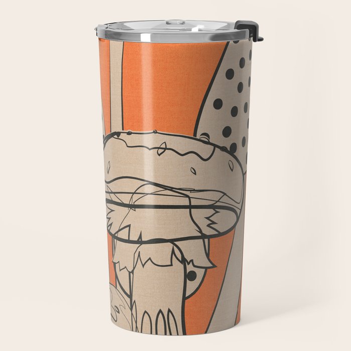 Abstract Mushrooms 2 Travel Mug Gallery Image 2