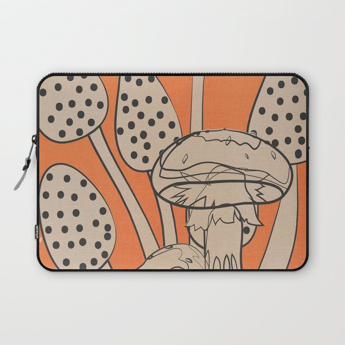 Abstract Mushrooms 2 Laptop Sleeve Gallery Image 1